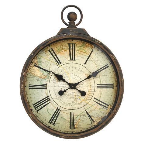 Antique Style Pocket Watch Large Wall Clock By Jones And Jones Of