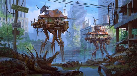 Sci Fi Post Apocalyptic Hd Wallpaper By Sergey Orlyansky