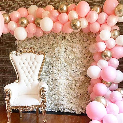 Rose Gold Balloonsballoon Arch Kit Birthday Wedding Baby Shower