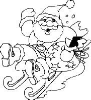 dibujos para colorear Navidad, papá Noel, chimeneas, árboles, hombre de