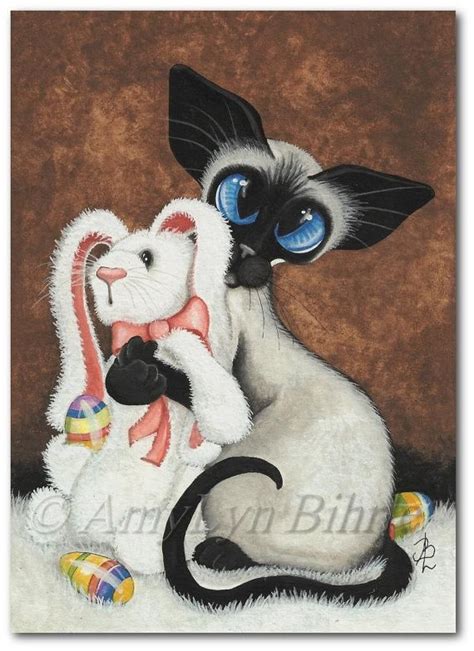 Кошки в искусстве Сиамистость Amylyn Bihrle Журнал Ярмарки Мастеров