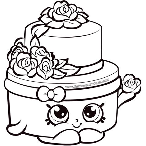 Shopkins Coloring Pages Pdf At Free Printable