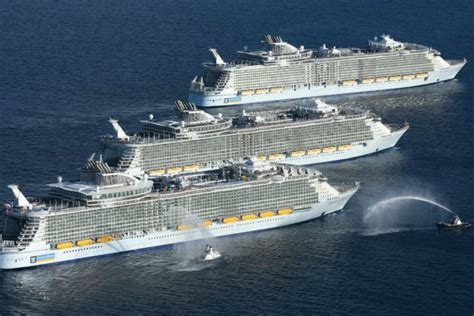 Worlds Top 3 Largest Cruise Ships Meet Mfameguru