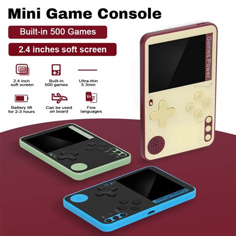 K10 Mini Handheld Video Game Console Retro Game Portable Game Player