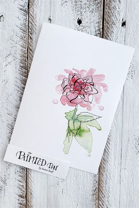 Rose Illustration Rose Drawing Custom Printing Blooming Rose