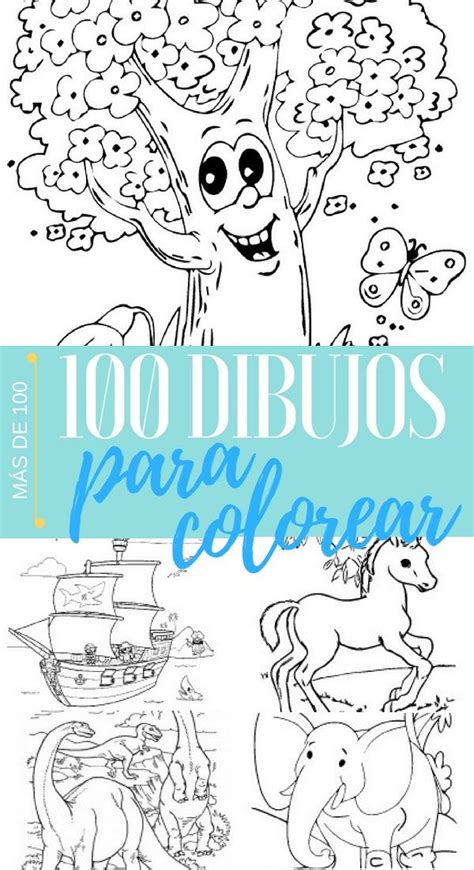 100 Dibujos Para Colorear Y Pintar Sin Parar Pequeocio Dibujos