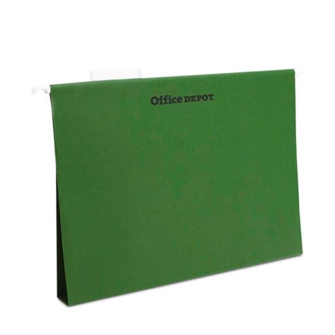 Folder Colgante Carta Office Depot Verde Con 25 Pz Folders Colgantes