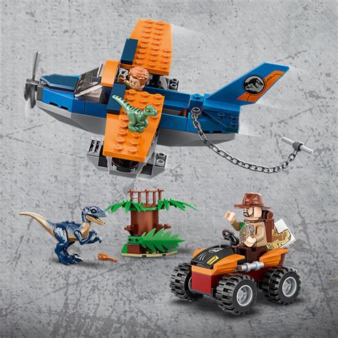 Lego® Jurassic World 75942 Velociraptor Rettungsmission Mit Dem Doppeldecker Steinekind