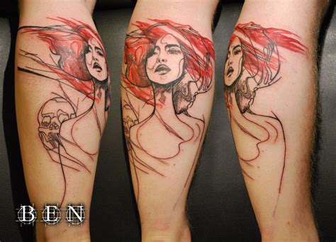 Ben Underskin Tattoo Artist The Vandallist Pin Up Tattoos Pretty