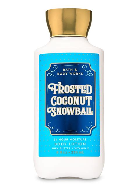Frosted Coconut Snowball Super Smooth Body Lotion By Bath And Body Works Body Lotion Bath And