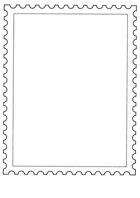 Postage Stamp Template Printable Pdf Download