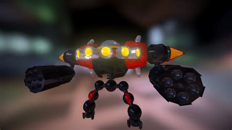 Eggmans Mech From Sonic Unleashed 3d Model By Mg4m3r Mg4m3r