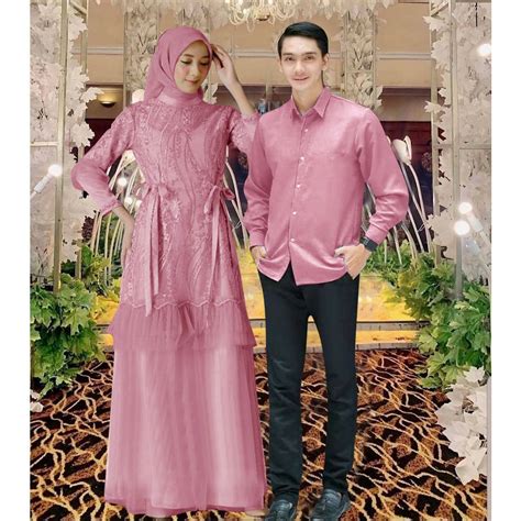 Couple Lesty Baju Couple Muslim Terbaru 2023 Dan Kemeja Pria Panjang Polos Model Kekinian