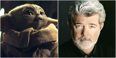 Photos George Lucas Finally Meets Baby Yoda Wdw News Today