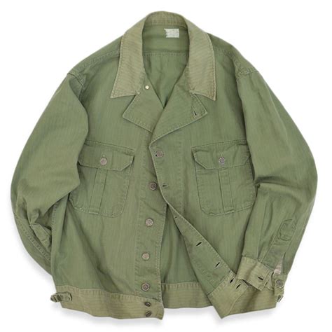 1940s Usarmy Ww2 M 42 Hbt Jacket Two Tone Fits Like 44～ 確認用