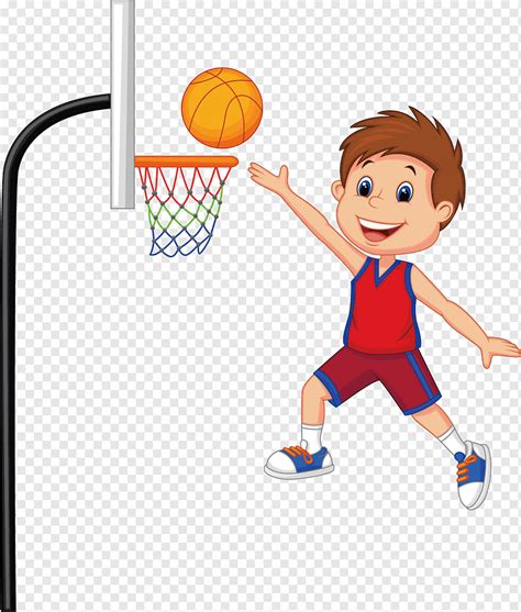 Boy Laying Up Basketball Illustration Basketball Sport Child Creative