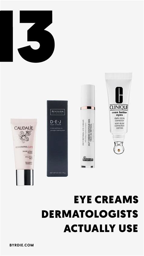 The Best Eye Creams According To A Dermatologist Skin Care Advices
