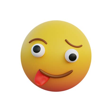 Emoticon Expression Silly Face Sticking Out Tongue Png