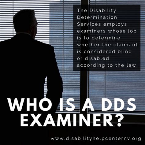 Who Is A Dds Examiner