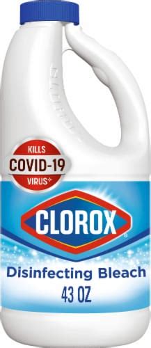 Clorox Concentrated Formula Regular Disinfecting Bleach 43 Fl Oz Kroger