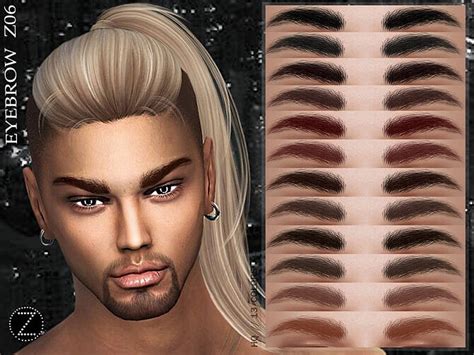 Eyebrows Z07 By Zenx At Tsr Sims 4 Updates
