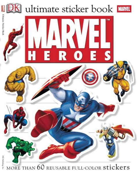 Ultimate Sticker Book Marvel Heroes Dk Us