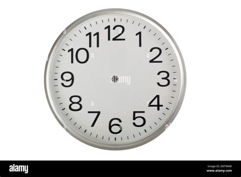 Horloge Sans Les Mains Isolé Sur Fond Blanc Photo Stock Alamy