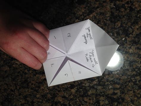 Fortune Teller Origami 9 Steps Instructables