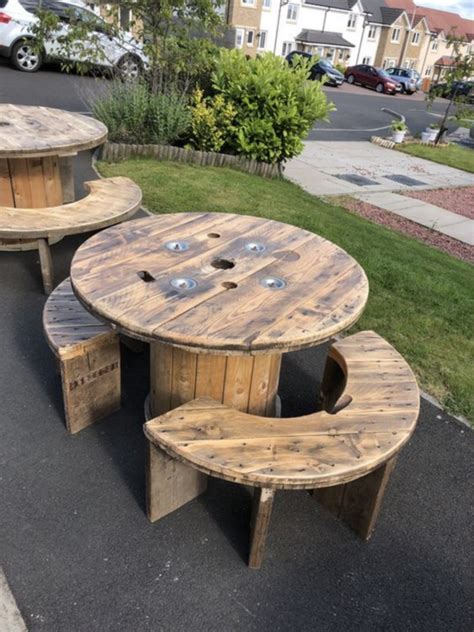 Wooden Spool Ideas For Outdoor Table - HOW TO MAKE – DIY