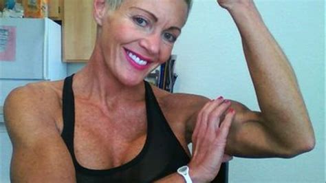 muscle goddess has a surprise and a message for my slaves fans and admirers muscular goddess