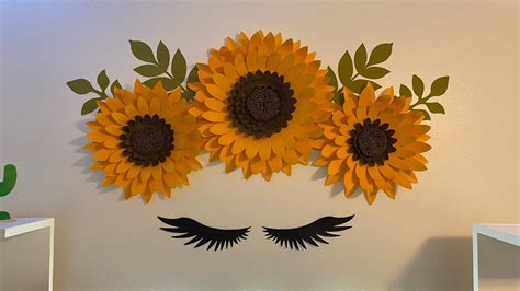 Comp Hacer Un Girasol De Papel Diy Sunflower Paper Youtube