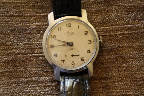 1950s Avia 15 Jewel Military Style Mens Watch Catawiki