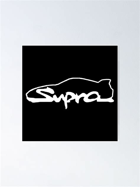 Best Seller Toyota Supra Logo Merchandise Poster For Sale By