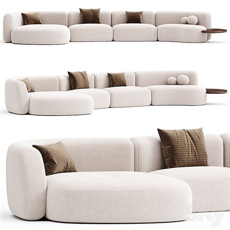 OZE MODULAR SOFA Delcourt Collection - Sofa - 3D model