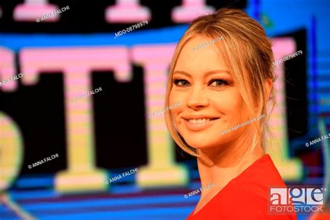 Italian Actress And Tv Presenter Anna Falchi During The Photocall Of The Transmission Your Facts