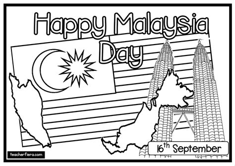 Malaysia Day Coloring Pages