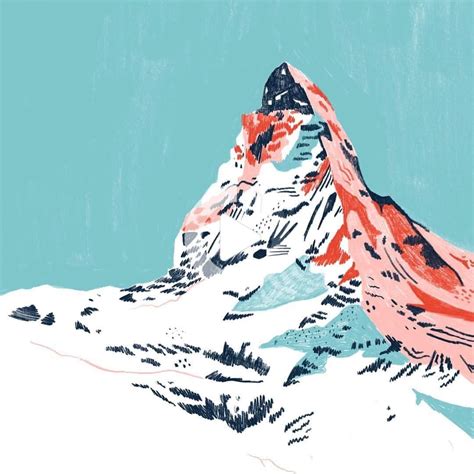 Pin On Mountain Illustration