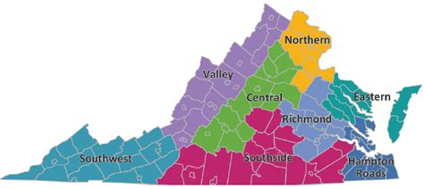 Regions Of Virginia
