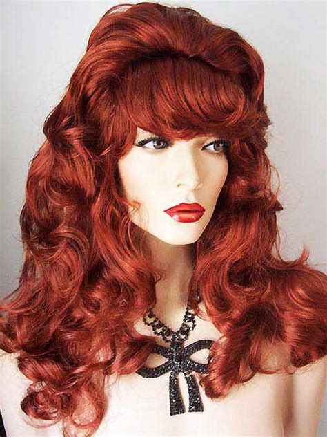 Peg Bundy Beehive Drag Wig In 350 Bright Red Styled Wigs Pinterest Beehive Wig And Human