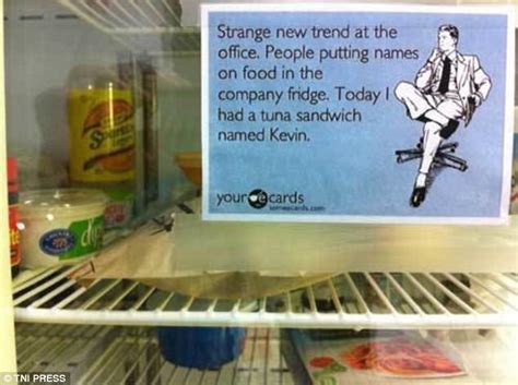 Hilarious Notes Left On Office Fridges Daily Mail Online