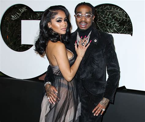 Quavo and saweetie might just take the top spot for rap's cutest couple thanks to their new joint quavo, 29, and saweetie, 26, were first linked in 2018 after saweetie appeared in quavo's workin'. Rapper Quavo compliments girlfriend Saweetie while dragging Cardi B | Sandra Rose