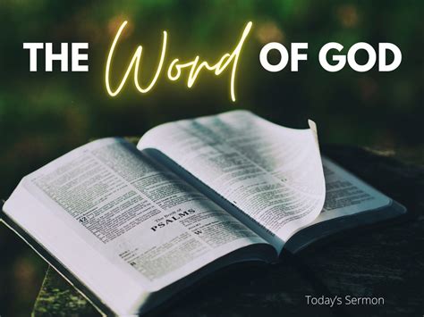 The Word Of God The Wesley Chapel