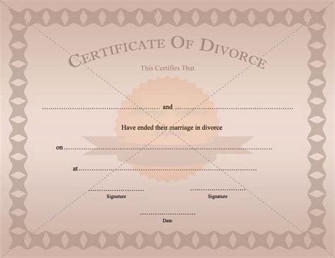 Fake Divorce Certificate Template Beautiful Fake Divorce Papers FF