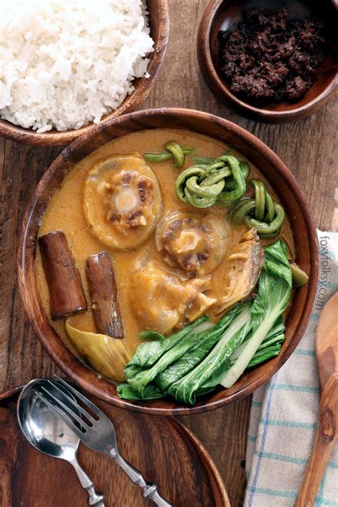 Kare Kare Oxtail And Tripe Stew In Peanut Sauce Foxy Folksy Recipe