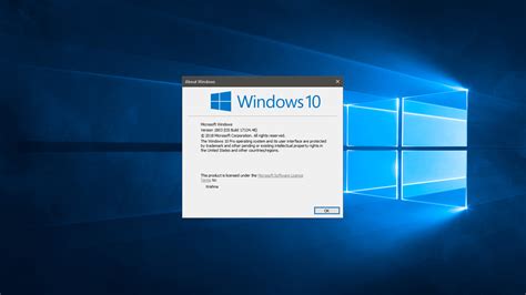 Win Version Windows 10