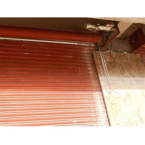 Full Height Automatic Mild Steel Motorized Rolling Shutter For
