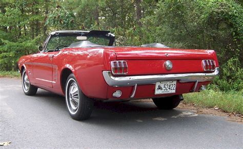 Candy Apple Red 1966 Ford Mustang Convertible