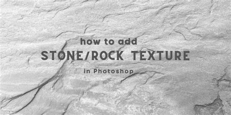 2 Ways To Add A Stonerock Texture In Photoshop Tutorial