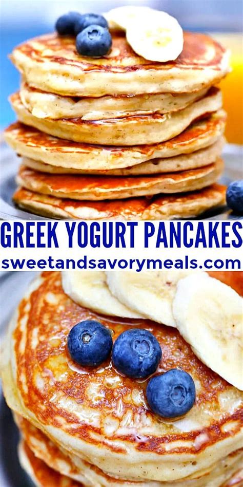 Greek Yogurt Pancakes Are Fluffy And Filling They Make You Want To Eat