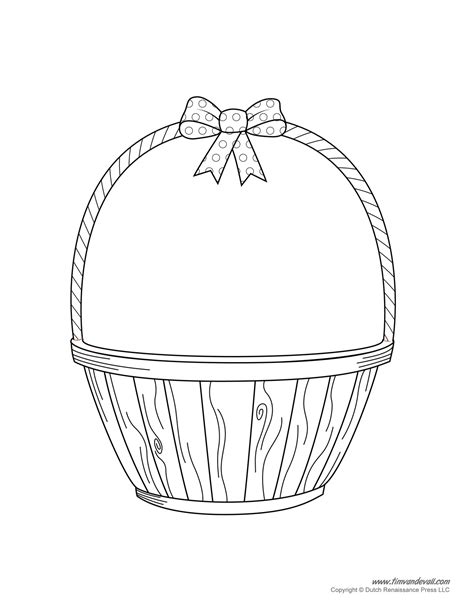Easter Basket Template Easter Basket Clipart And Easter Craft